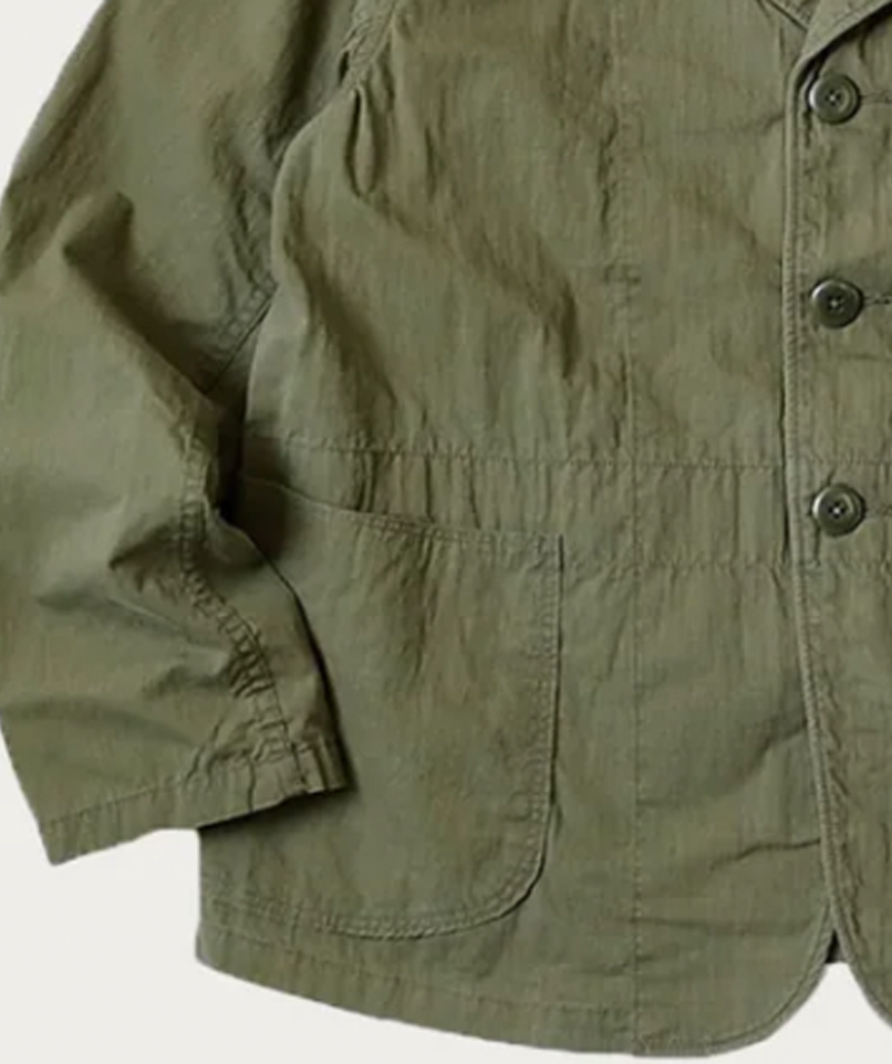 Rip-Stop Hospital Jacket Khaki