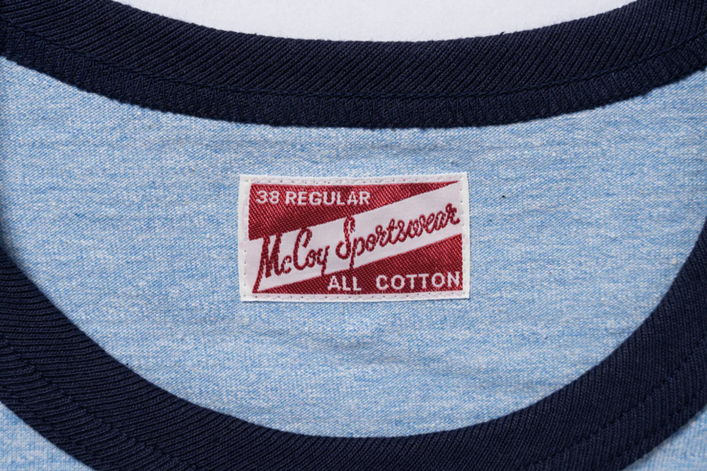 Ringer Tee Heather Navy