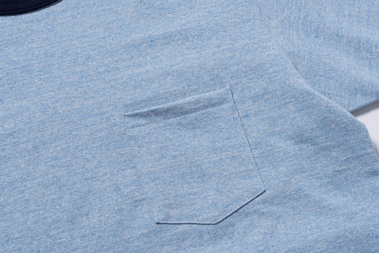 Ringer Tee Heather Navy