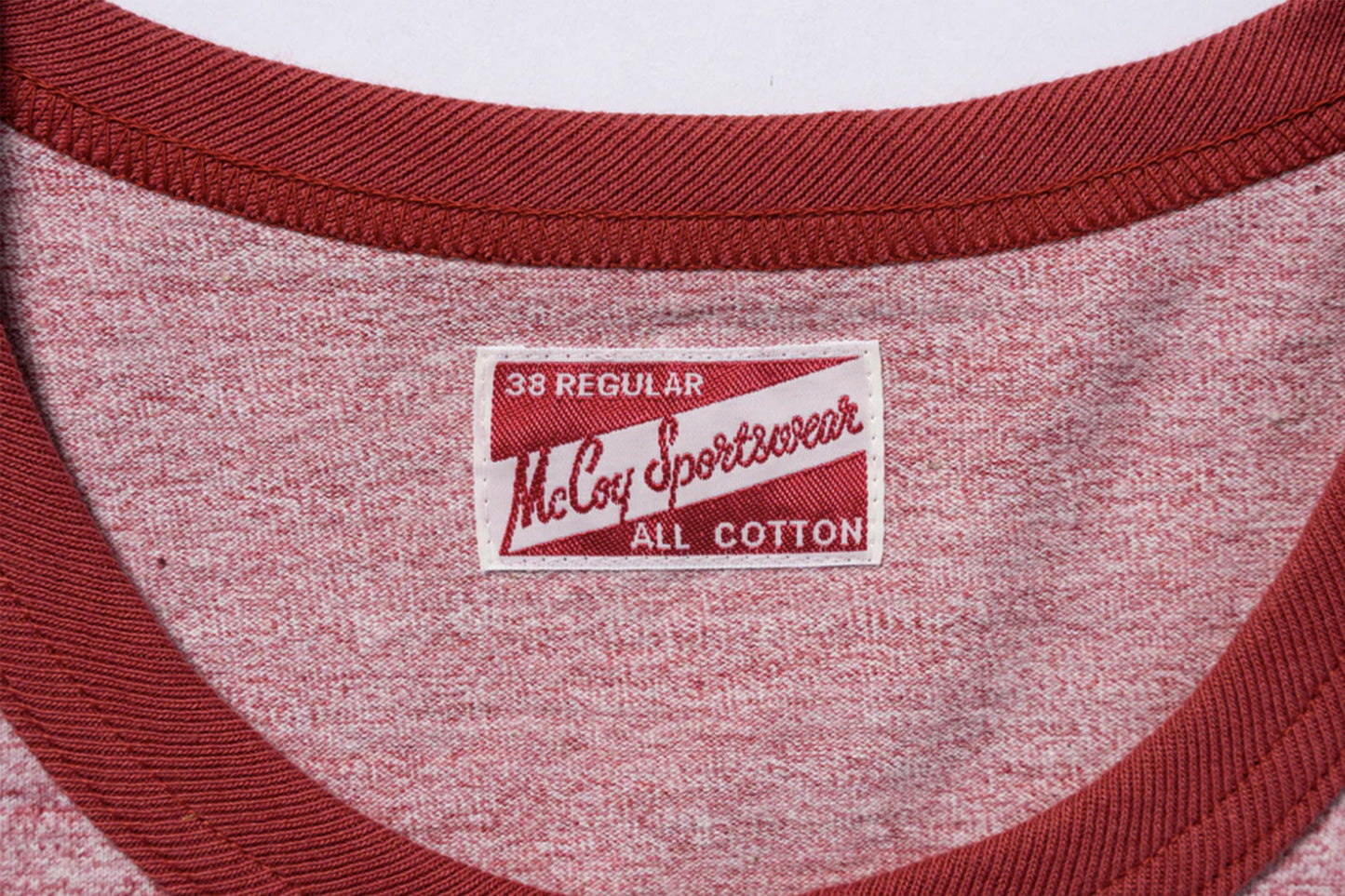 Ringer Tee Heather Red