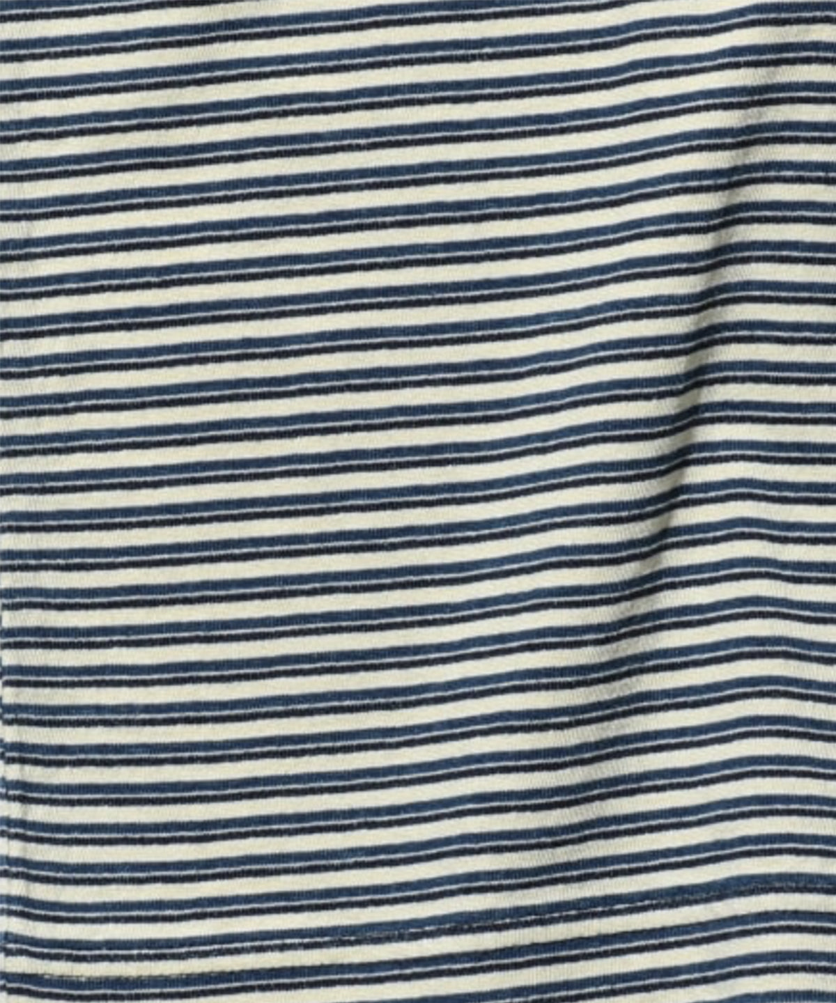 Indigo Stripe Tee White