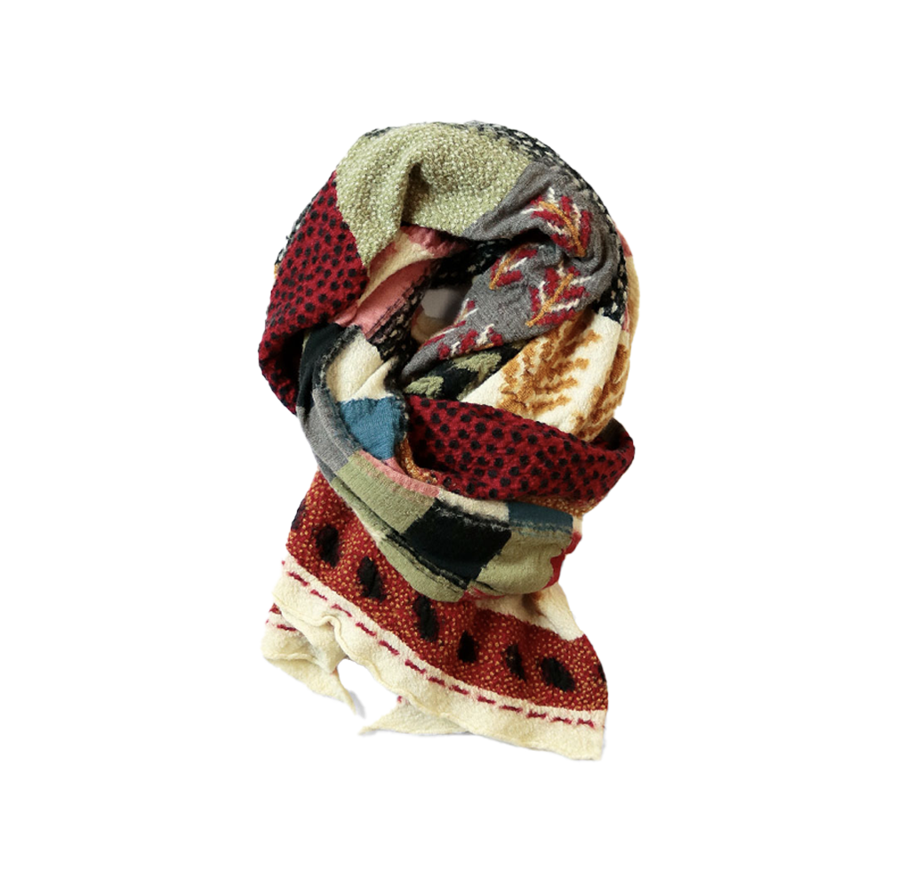 Wool Scarf VILLEGE GABBEH Red