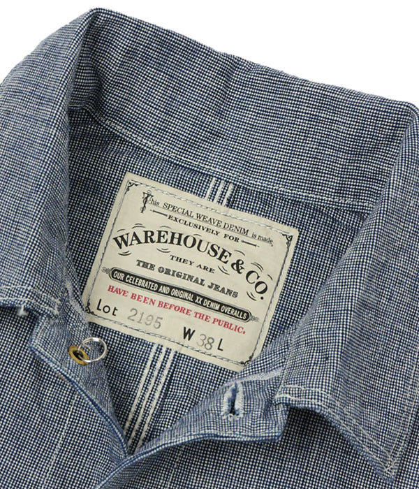 Indigo PIncheck Jacket