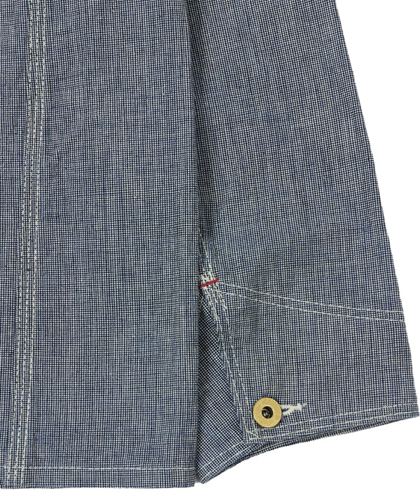 Indigo PIncheck Jacket