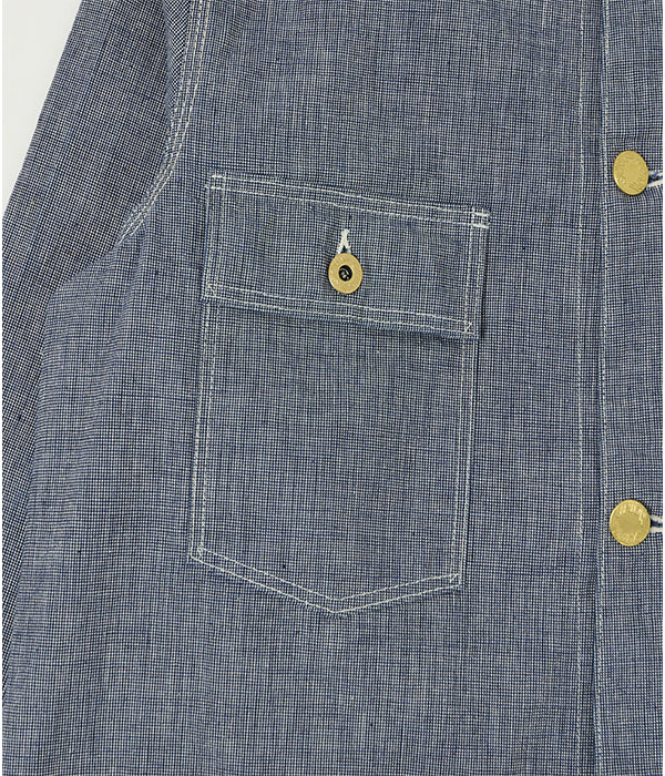 Indigo PIncheck Jacket