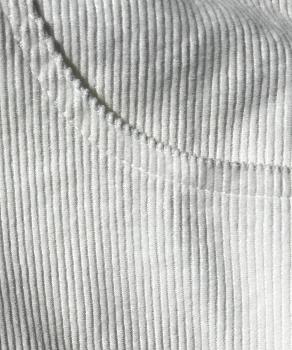 Corduroy Fatigue Short White