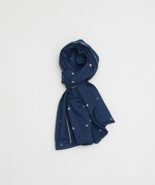 Indigo star scarf SNMC X JINJI