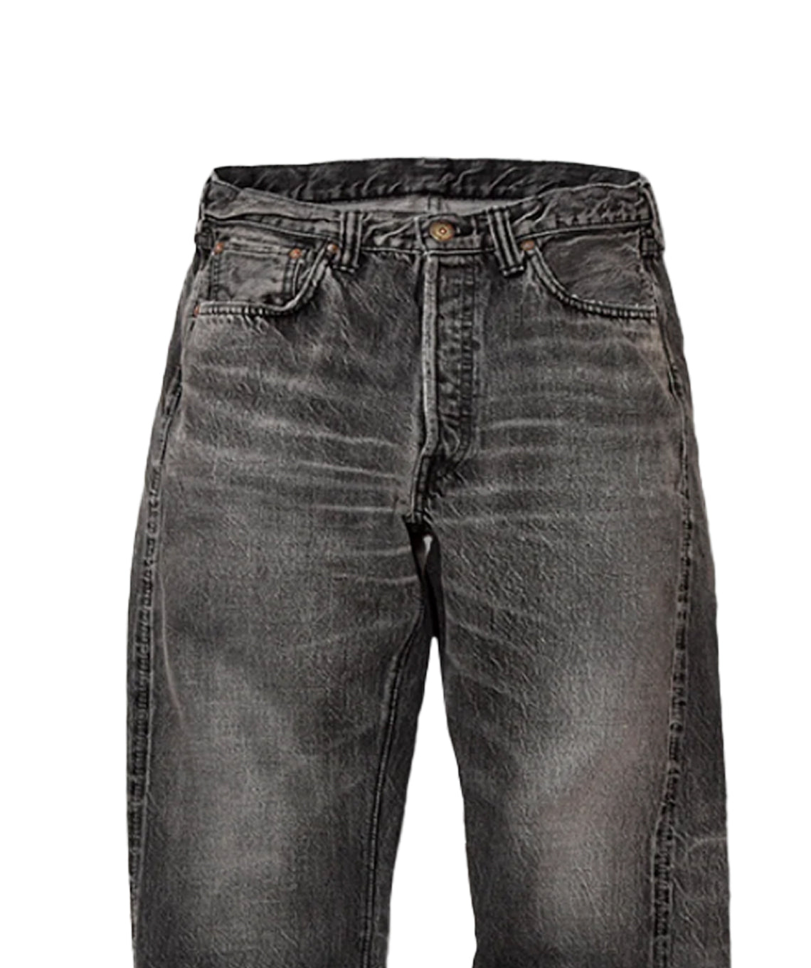 Straight Black Denim Dartford 1101
