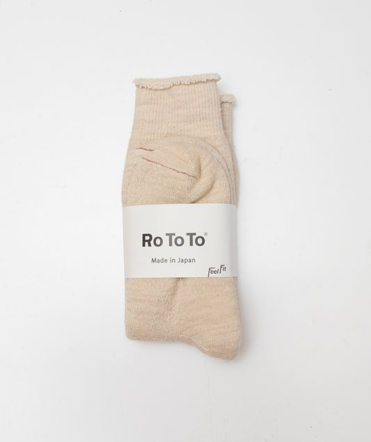 Rototo socks oatmeal