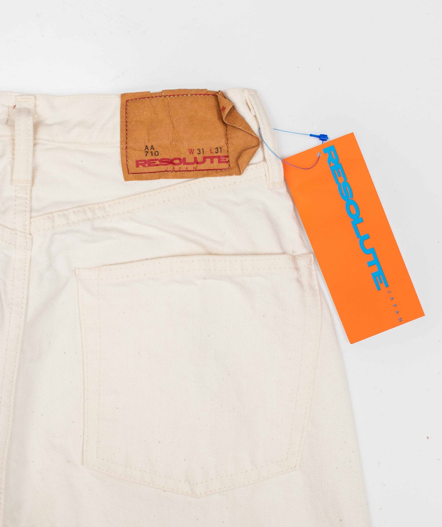 710 White denim pants RESOLUTE