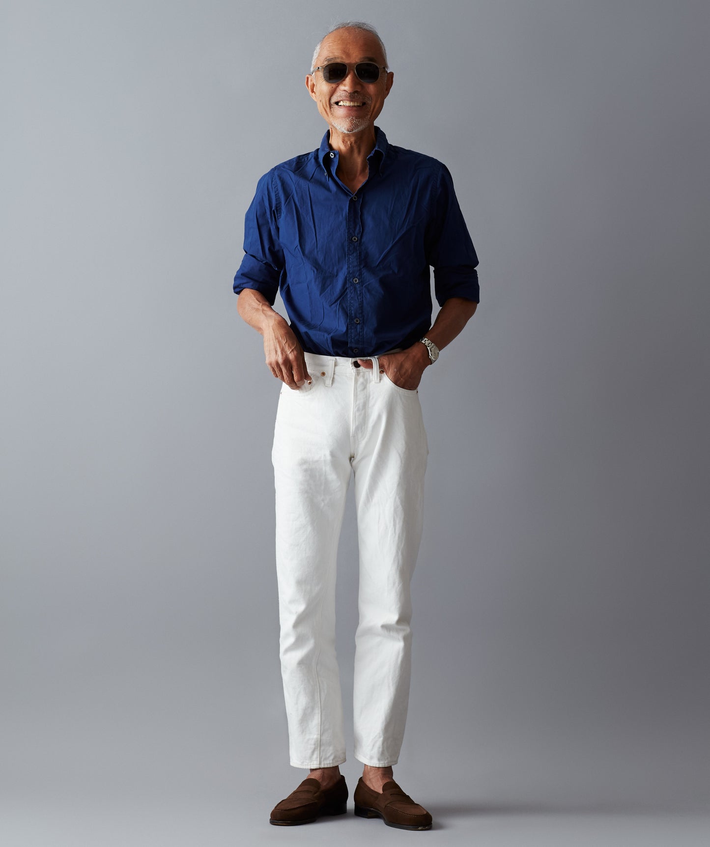 710 White denim pants RESOLUTE