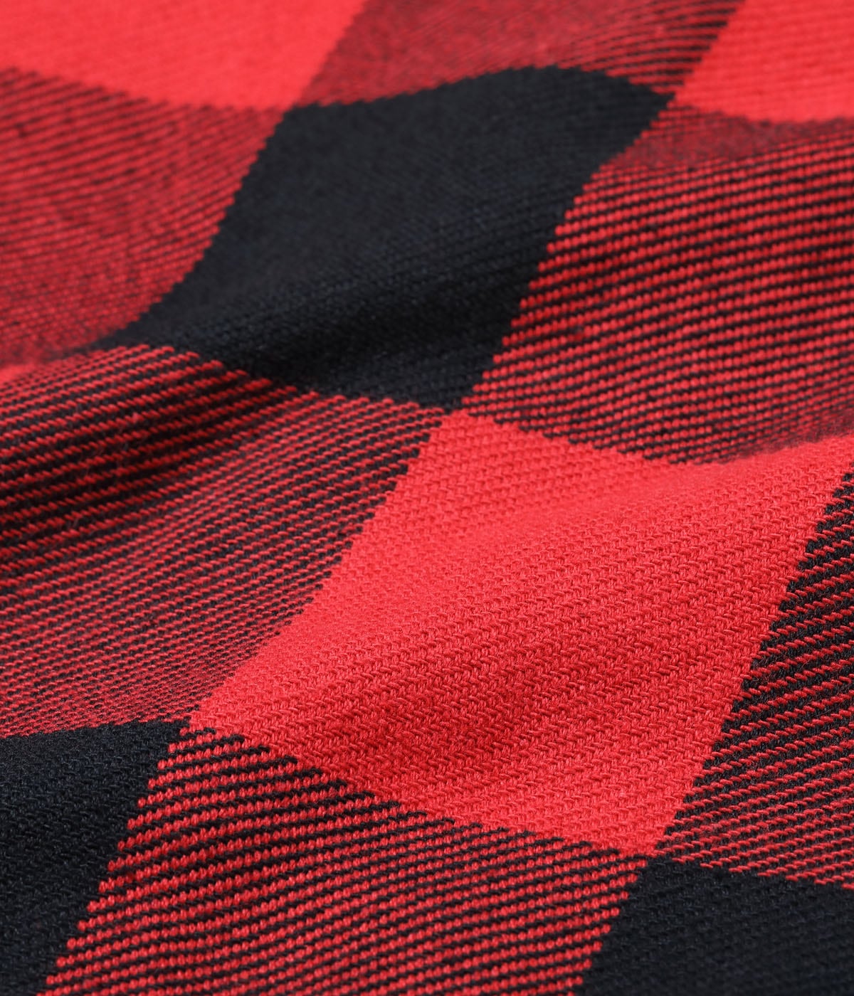 Twill Check Work Shirt Red