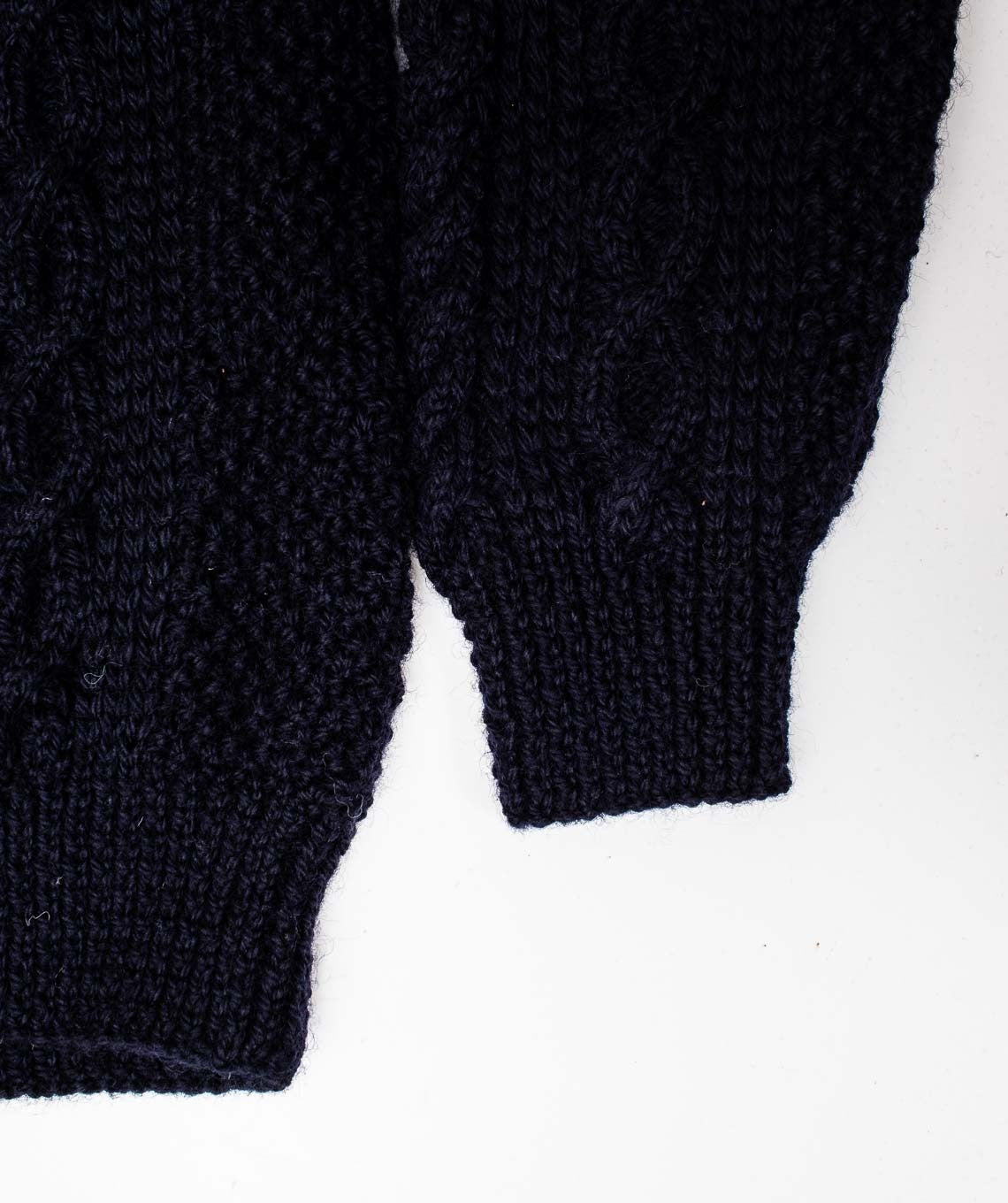 1A Aran Sweater Navy