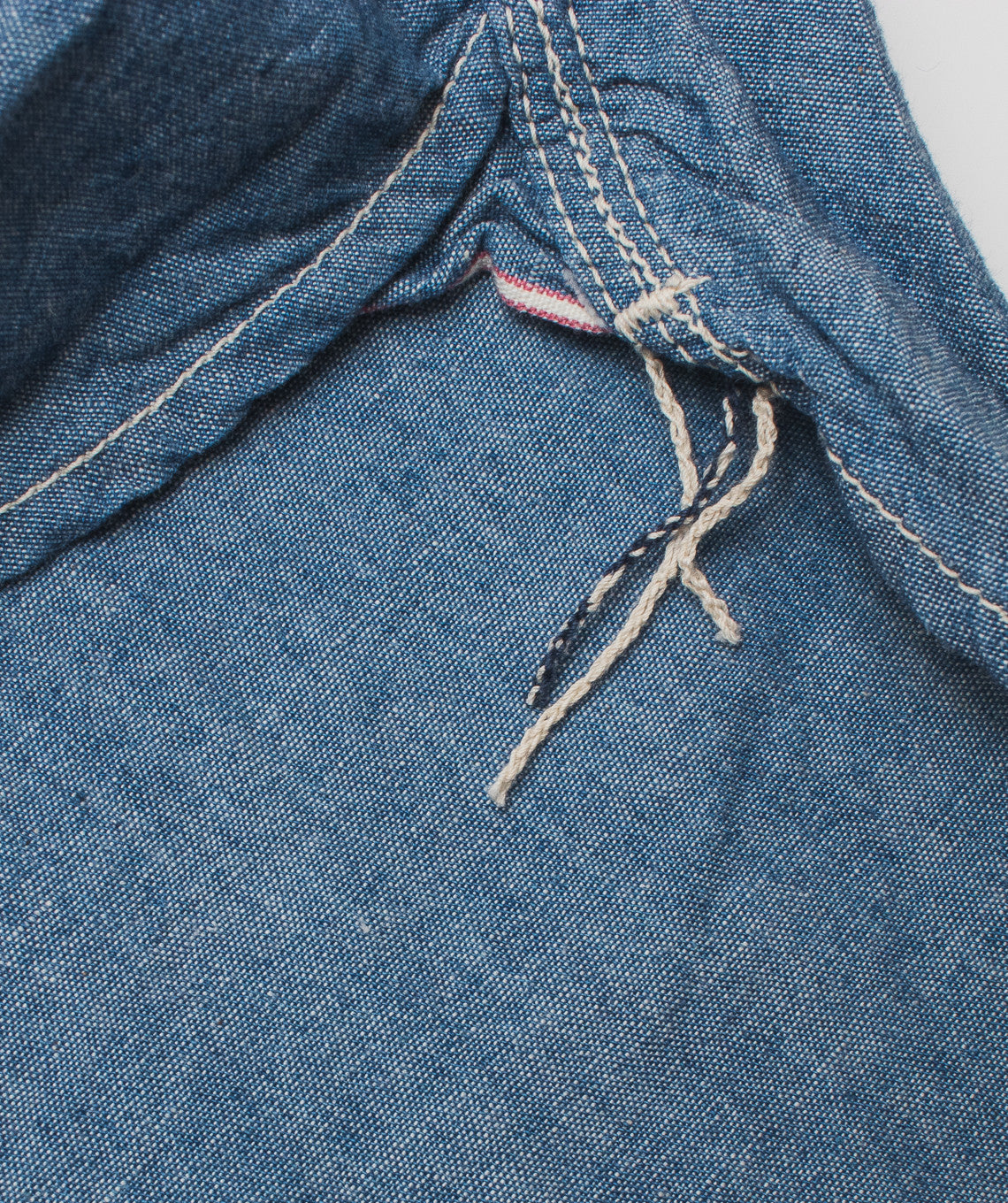 Chambray Shirt 5 oz Blue Momotaro