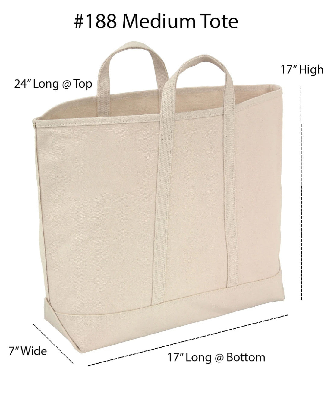 Natural Tote Bag Medium