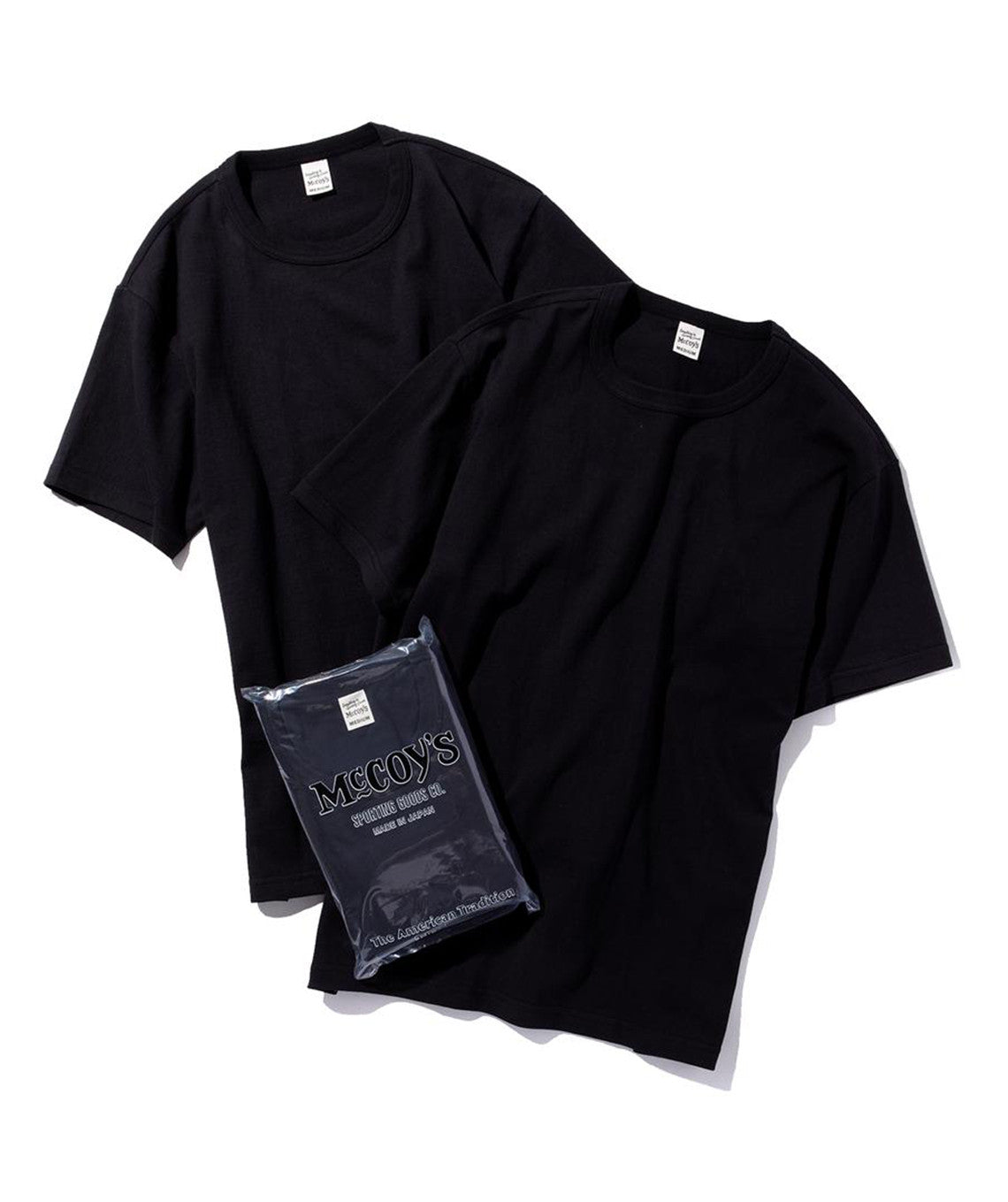 Pack tee 2pcs black The real mc coy's