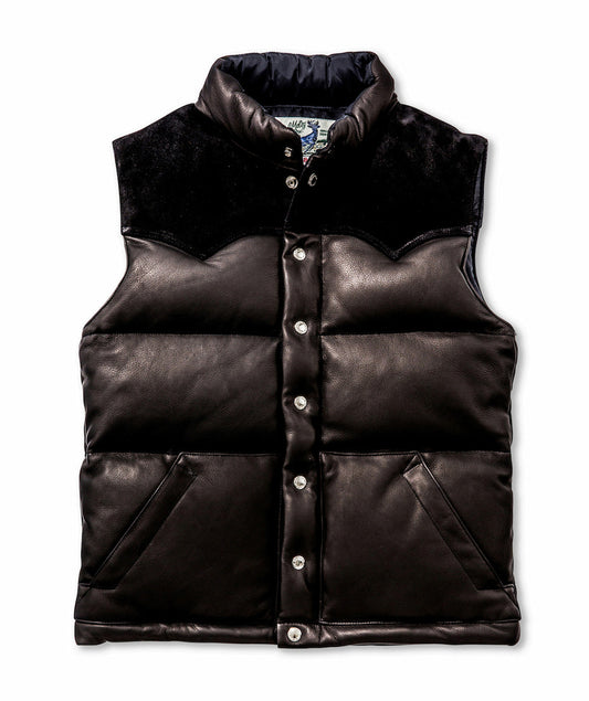Down Vest Deer Skin