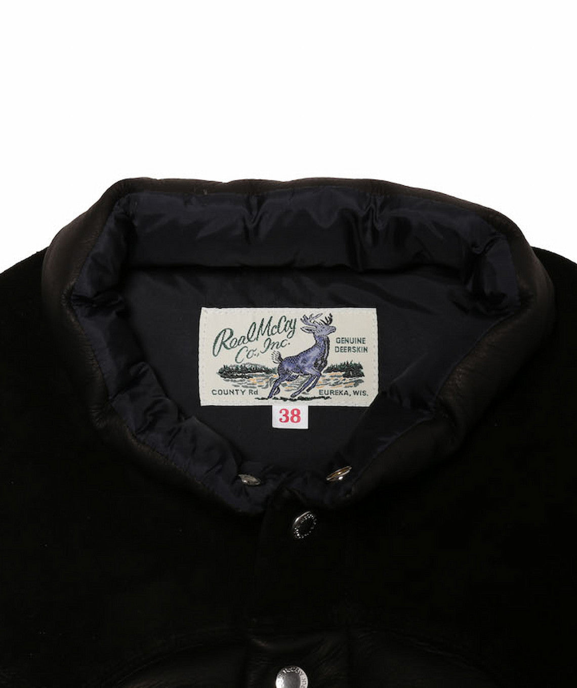 Down Vest Deer Skin