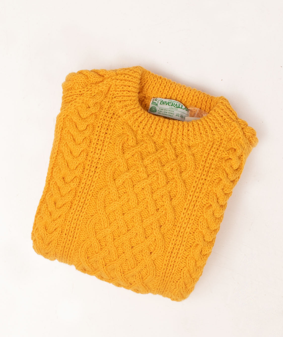 1A Aran Sweater Yellow