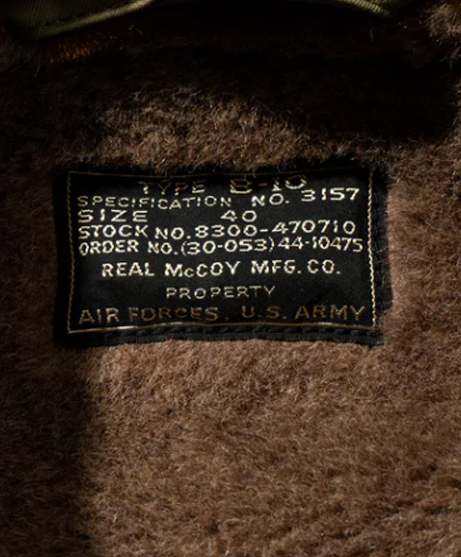 Type B-10 Real Mc Coy's