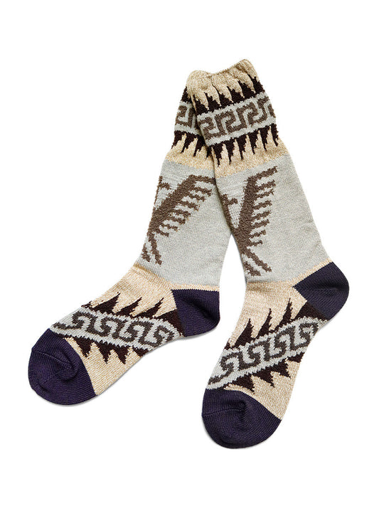 Cowichan Socks Beige