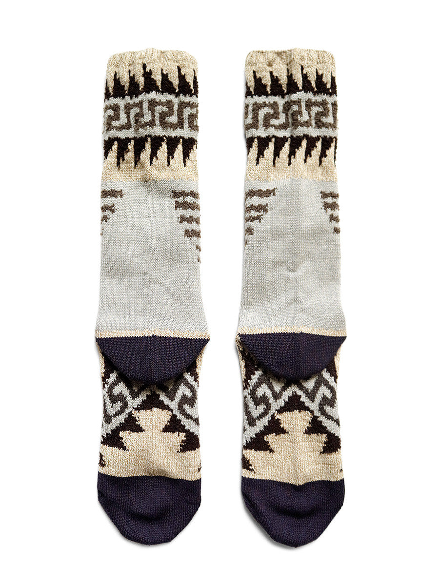 Cowichan Socks Beige