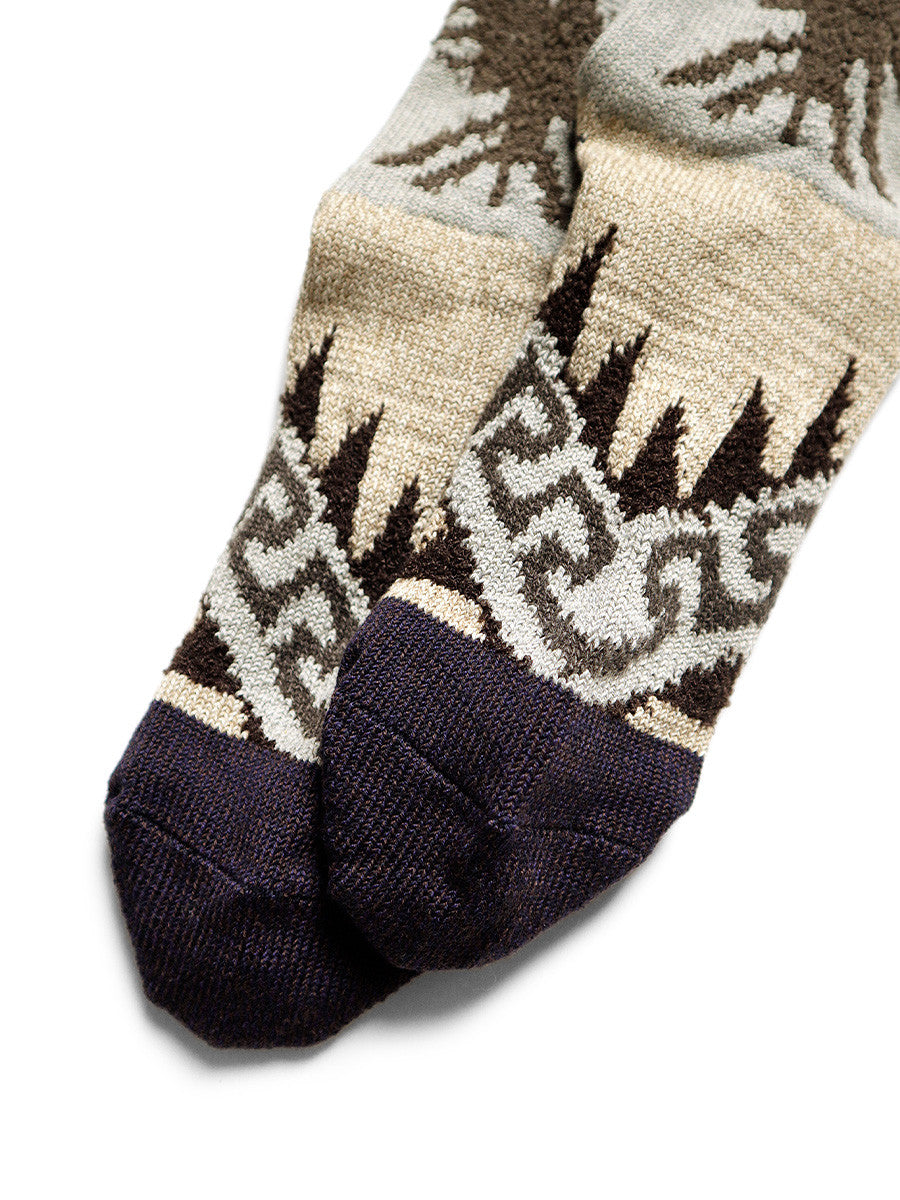 Cowichan Socks Beige