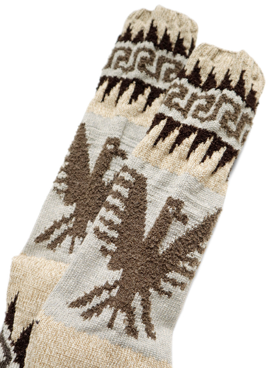 Cowichan Socks Beige