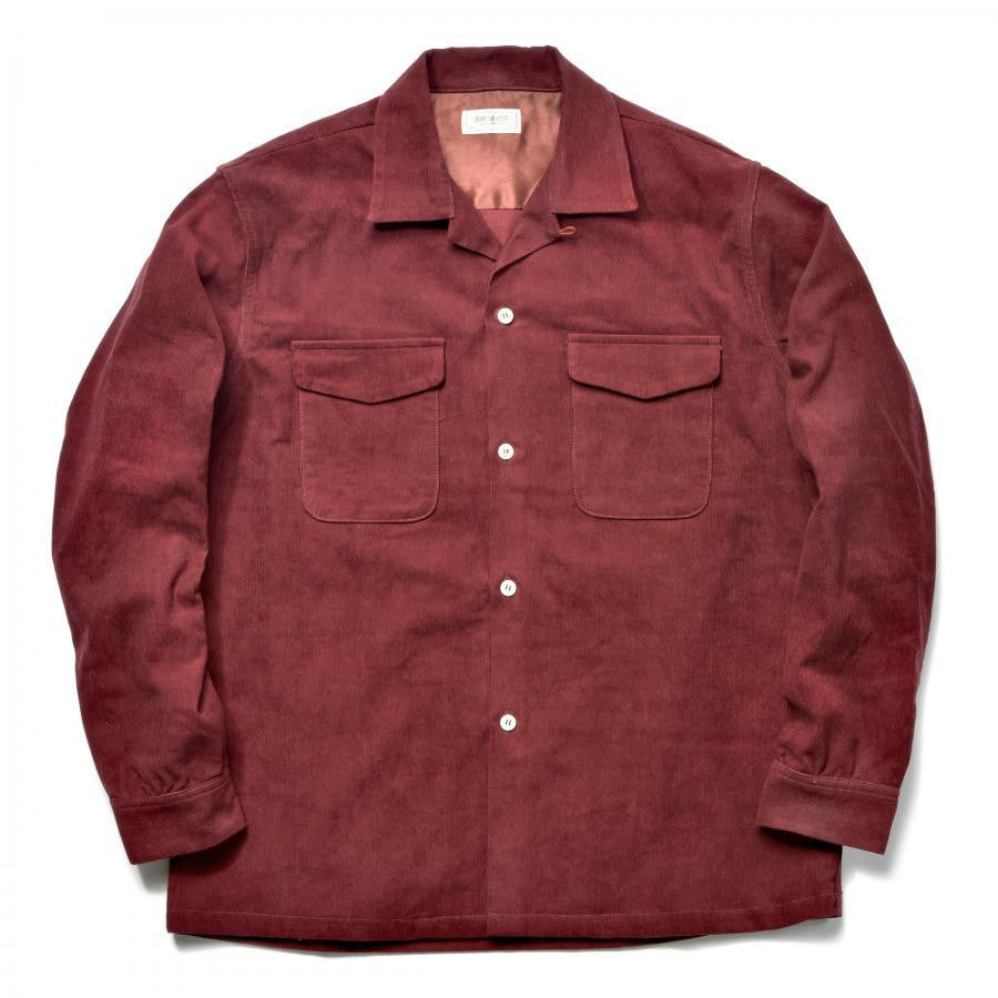 Corduroy Shirt Burgundy