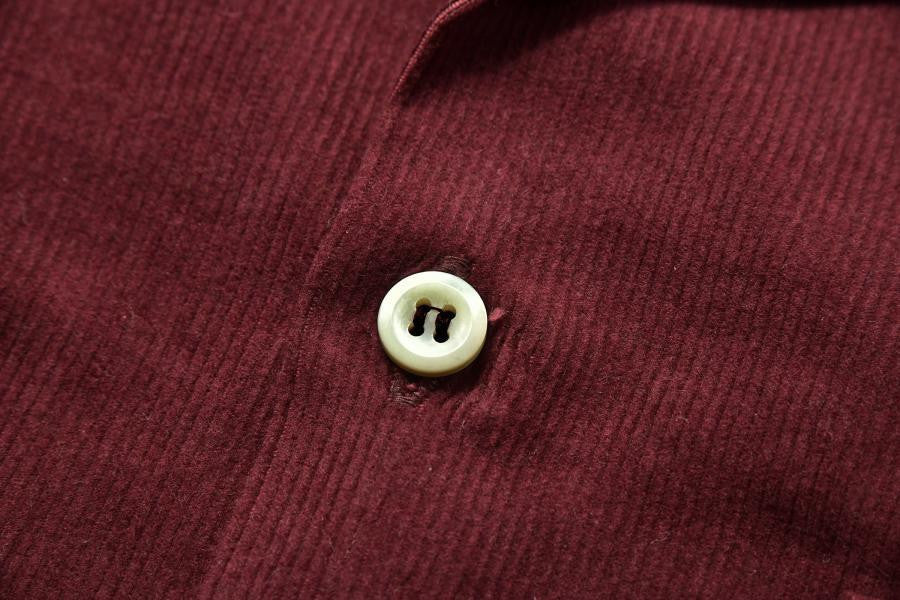 Corduroy Shirt Burgundy