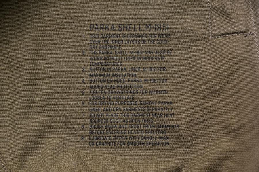 M-1951 PARKA (Model 220)