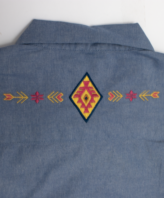 Embroidery Shirt Mexican Stitch