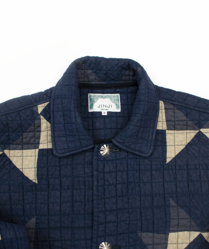 Quilt Coat Navy