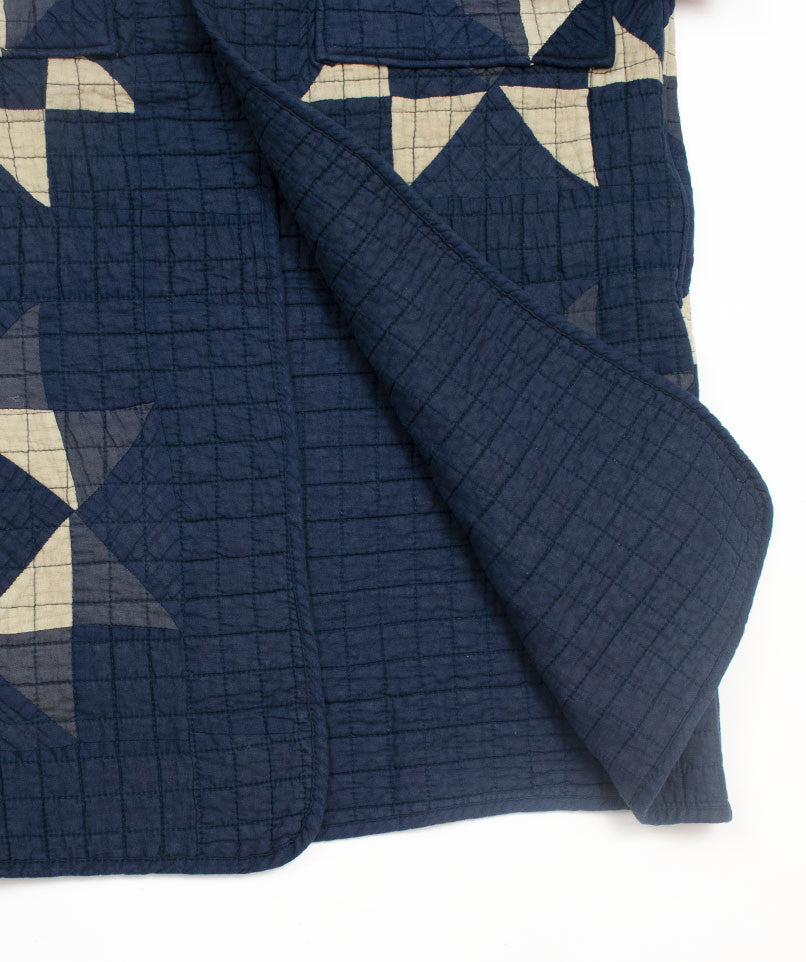 Quilt Coat Navy