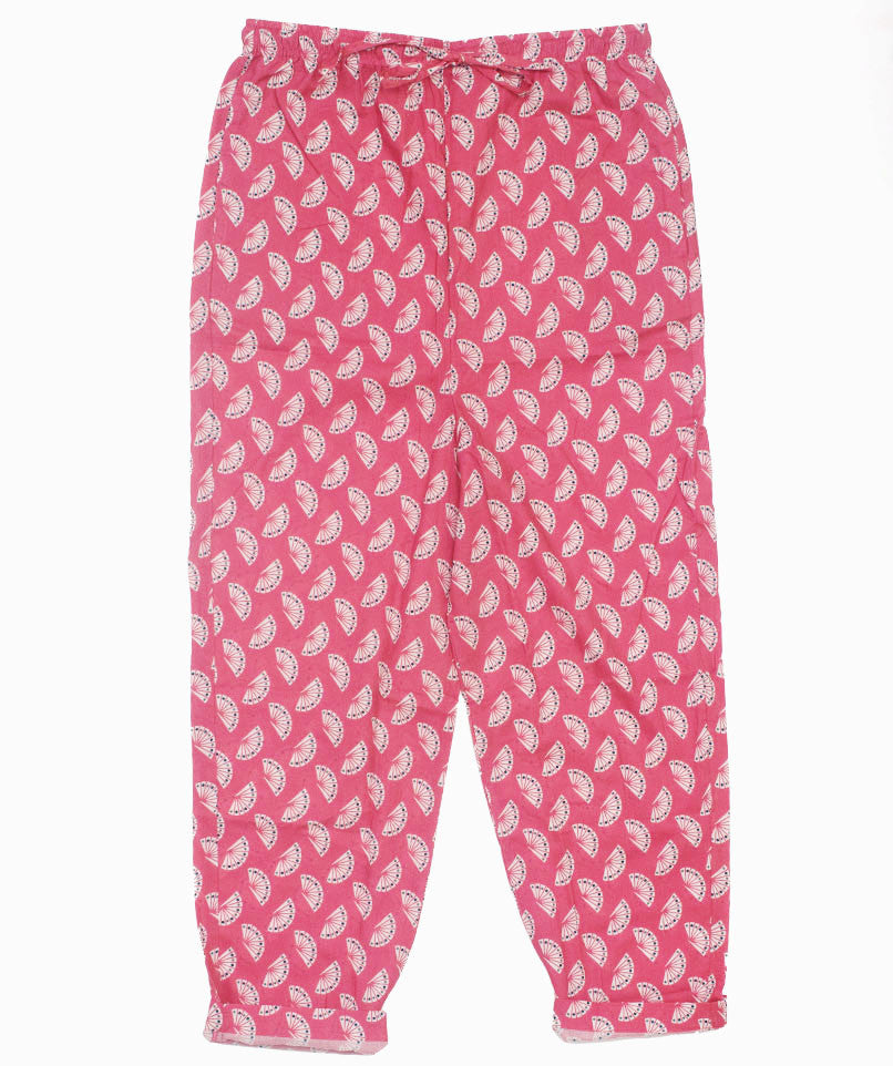Pants Pink Print
