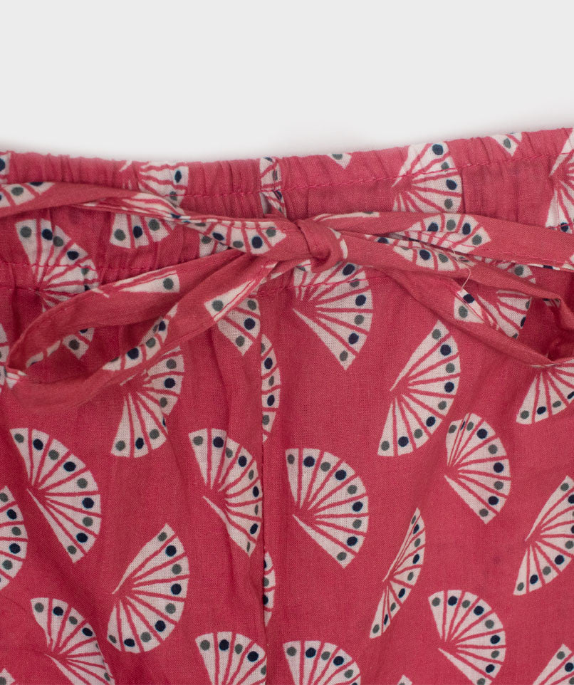 Pants Pink Print
