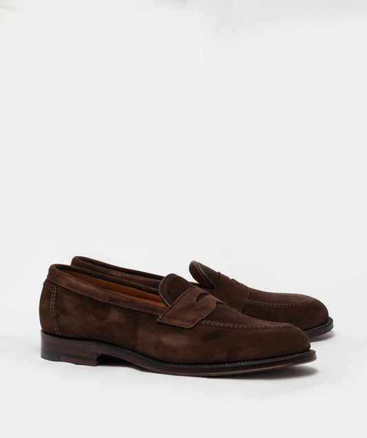 Alden Loafer Suede Brown 9697