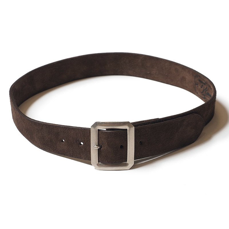 Suede Garrison Belt Brown