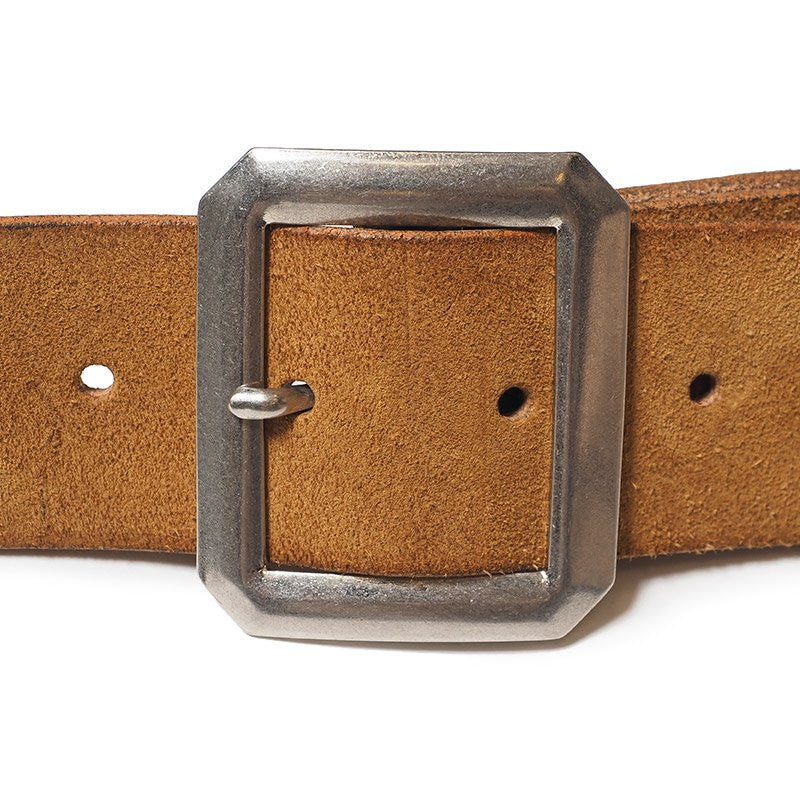 Suede Garrison Belt Mustard