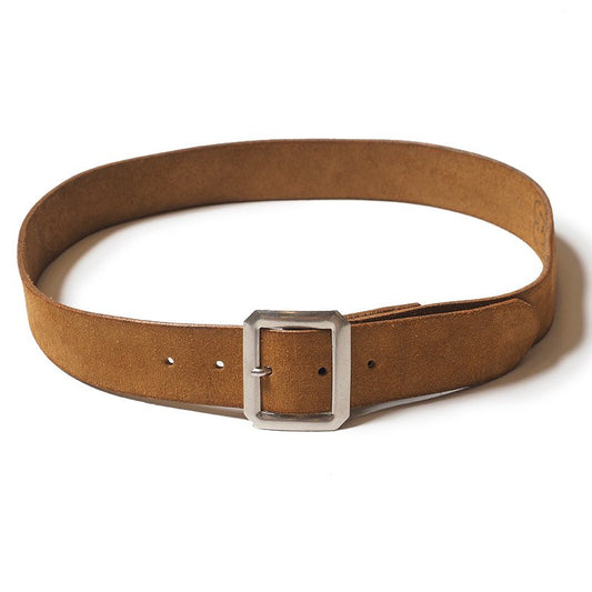 Suede Garrison Belt Mustard