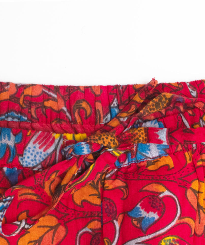 Flower Power Red Pants