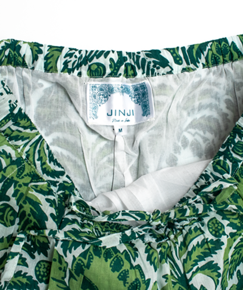 Floral Power White Pants