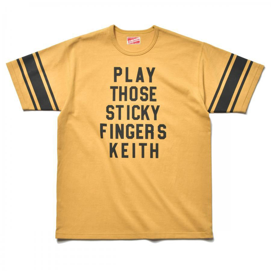 Football Tee Sticky Fingers Yellow