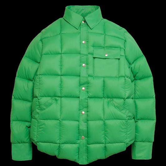 Down Shirt Nylon Green