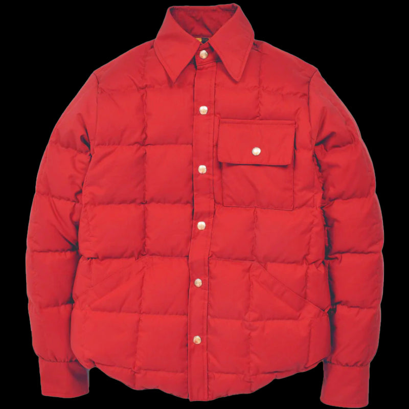 Down Shirt Nylon Red