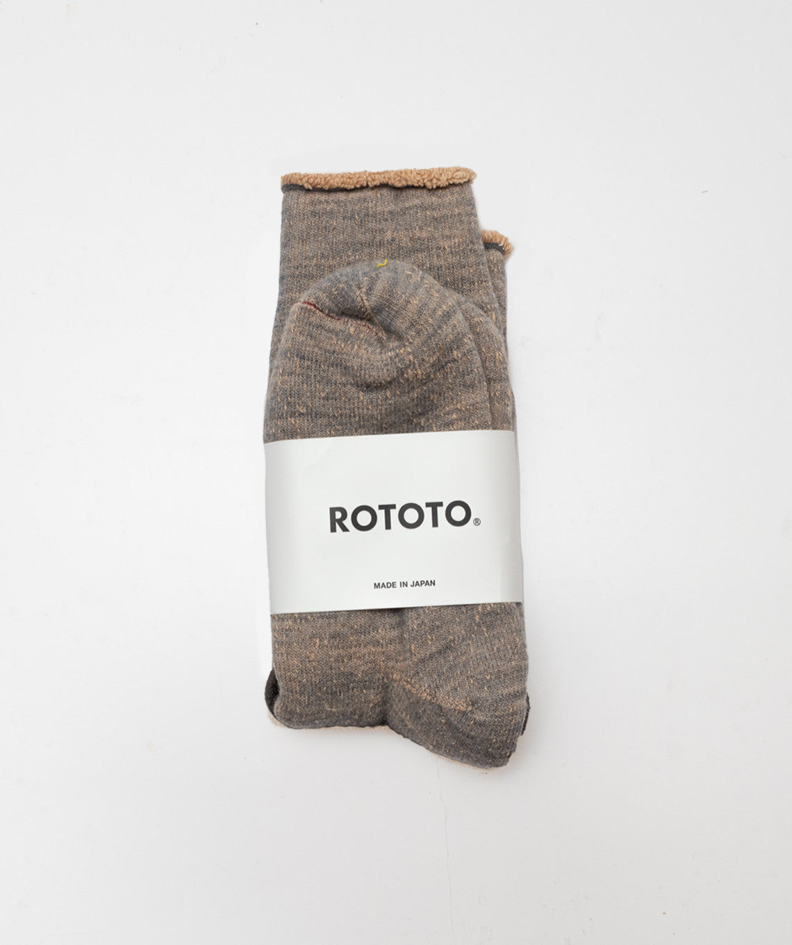 Rototo socks brown grey