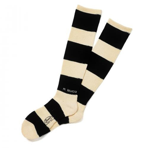 Buco Striped Socks Beige