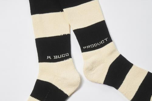 Buco Striped Socks Beige