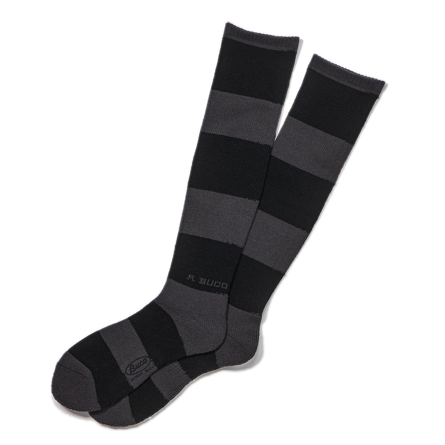 Buco Striped Socks Grey