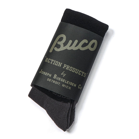 Buco Striped Socks Grey